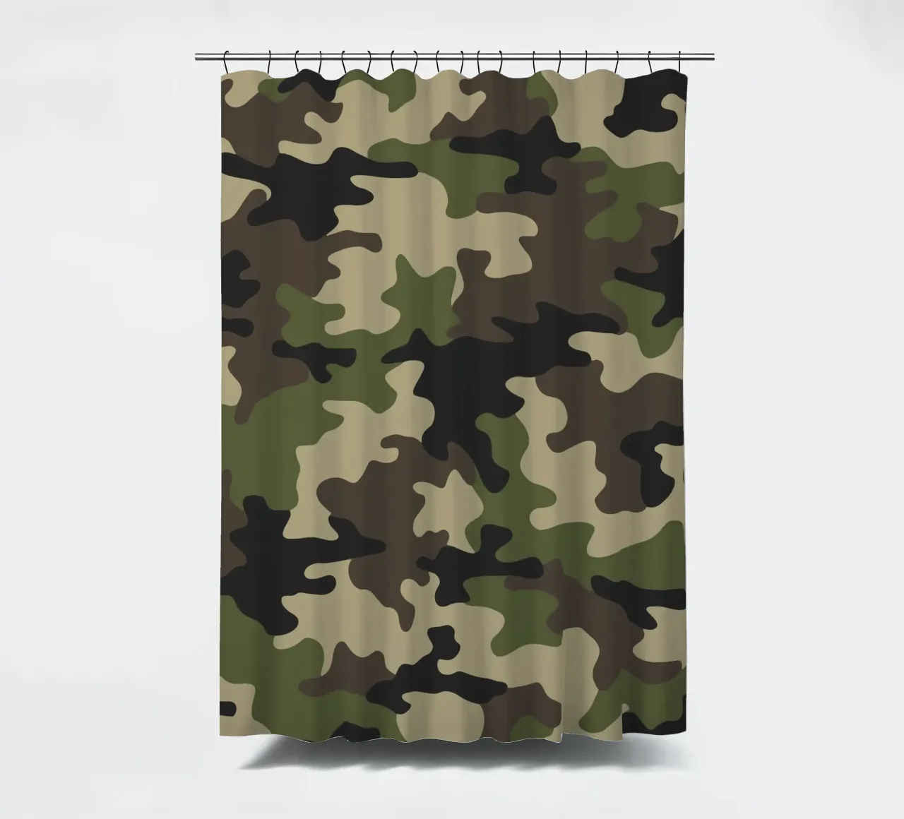 Militär-Tarnung Duschvorhang von 🎁 ARTVI-SHOP