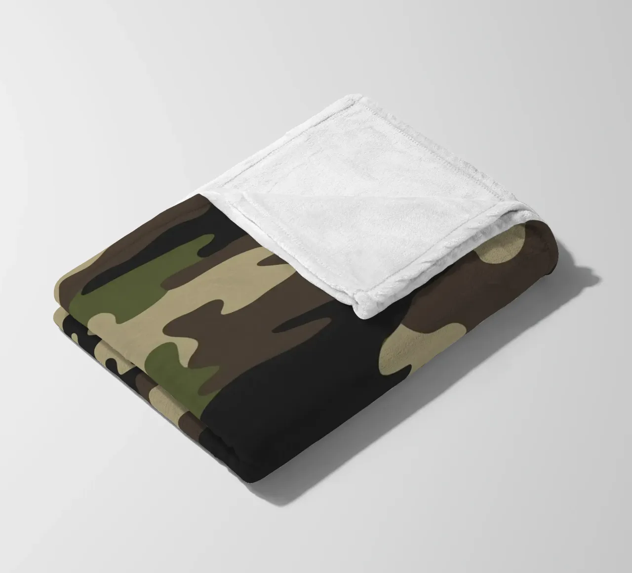 Militär-Tarnung Fleecedecke von 🎁 ARTVI-SHOP