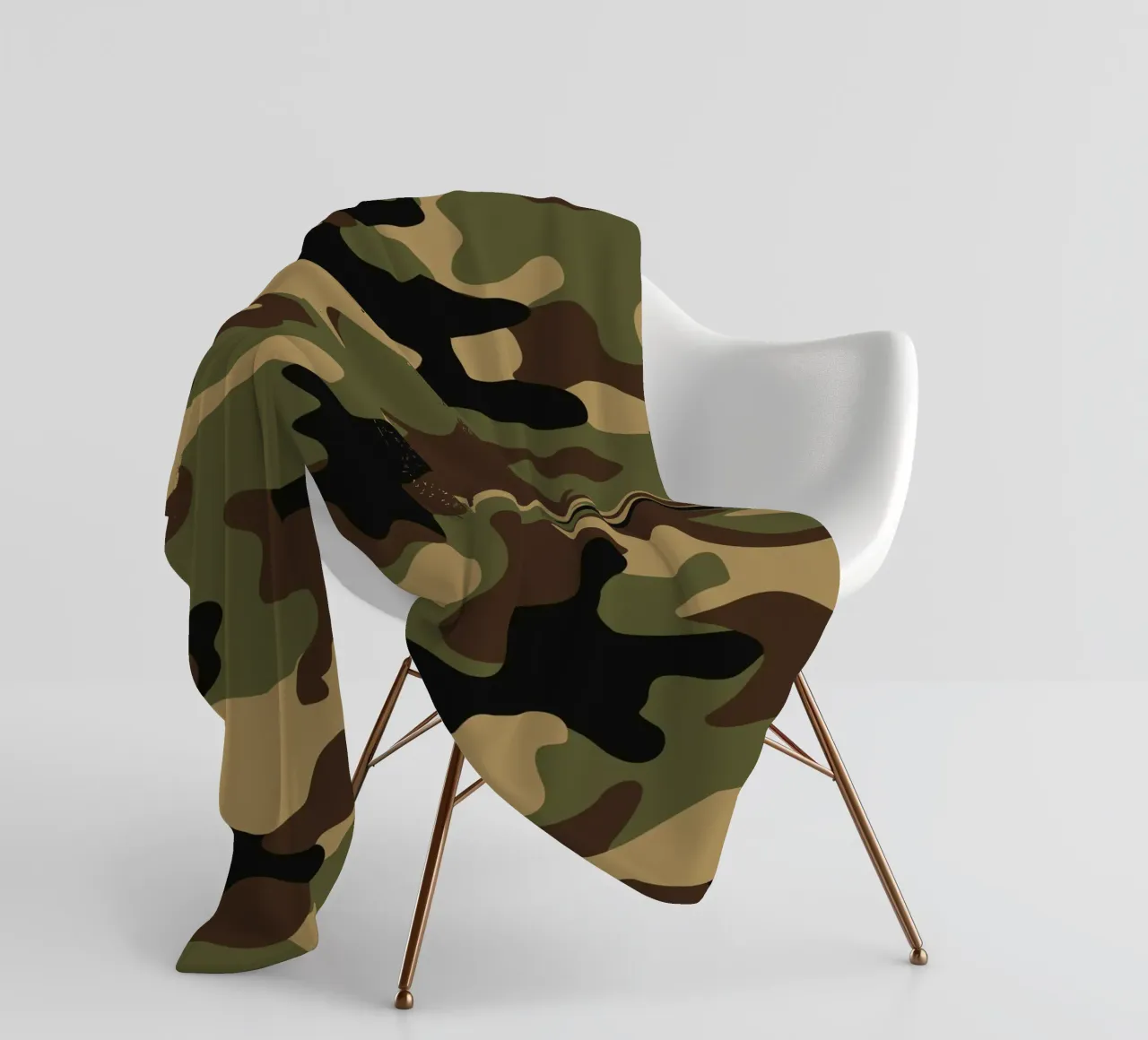 Militär-Tarnung Fleecedecke von 🎁 ARTVI-SHOP
