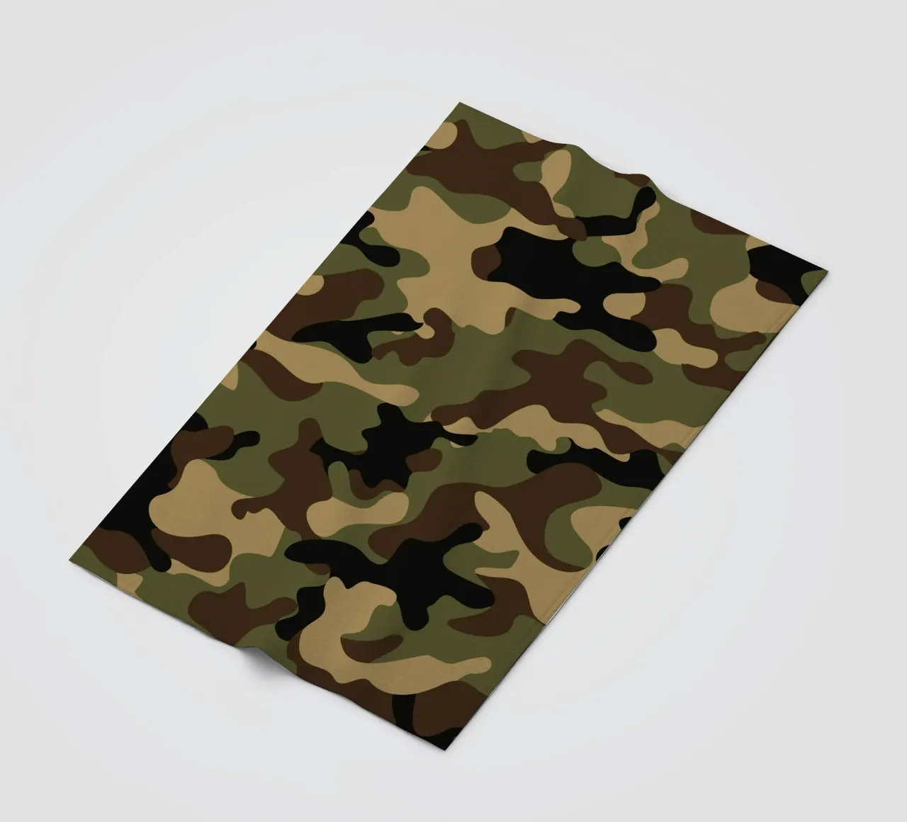 Militär-Tarnung Fleecedecke von 🎁 ARTVI-SHOP