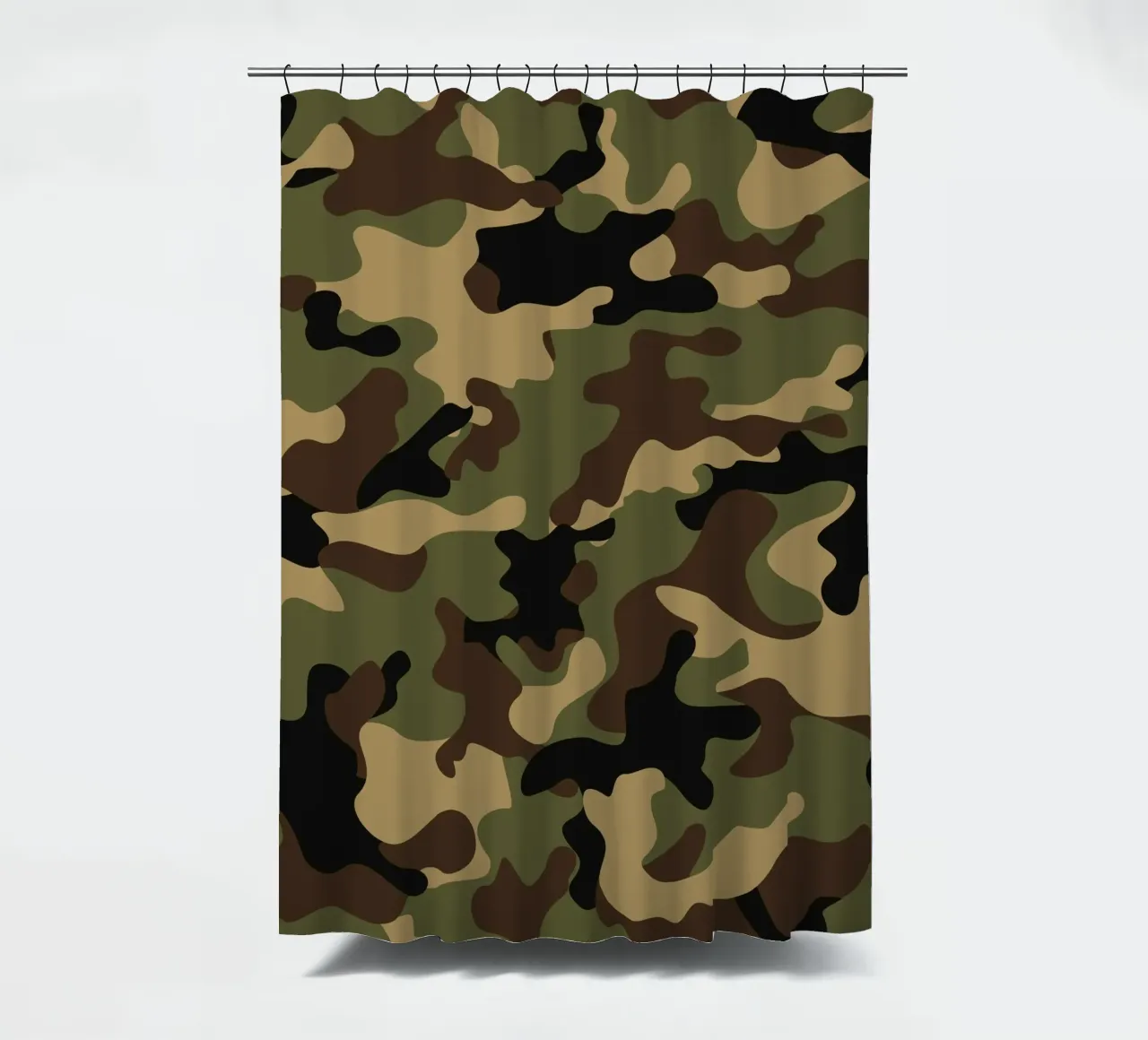 Militär-Tarnung Duschvorhang von 🎁 ARTVI-SHOP