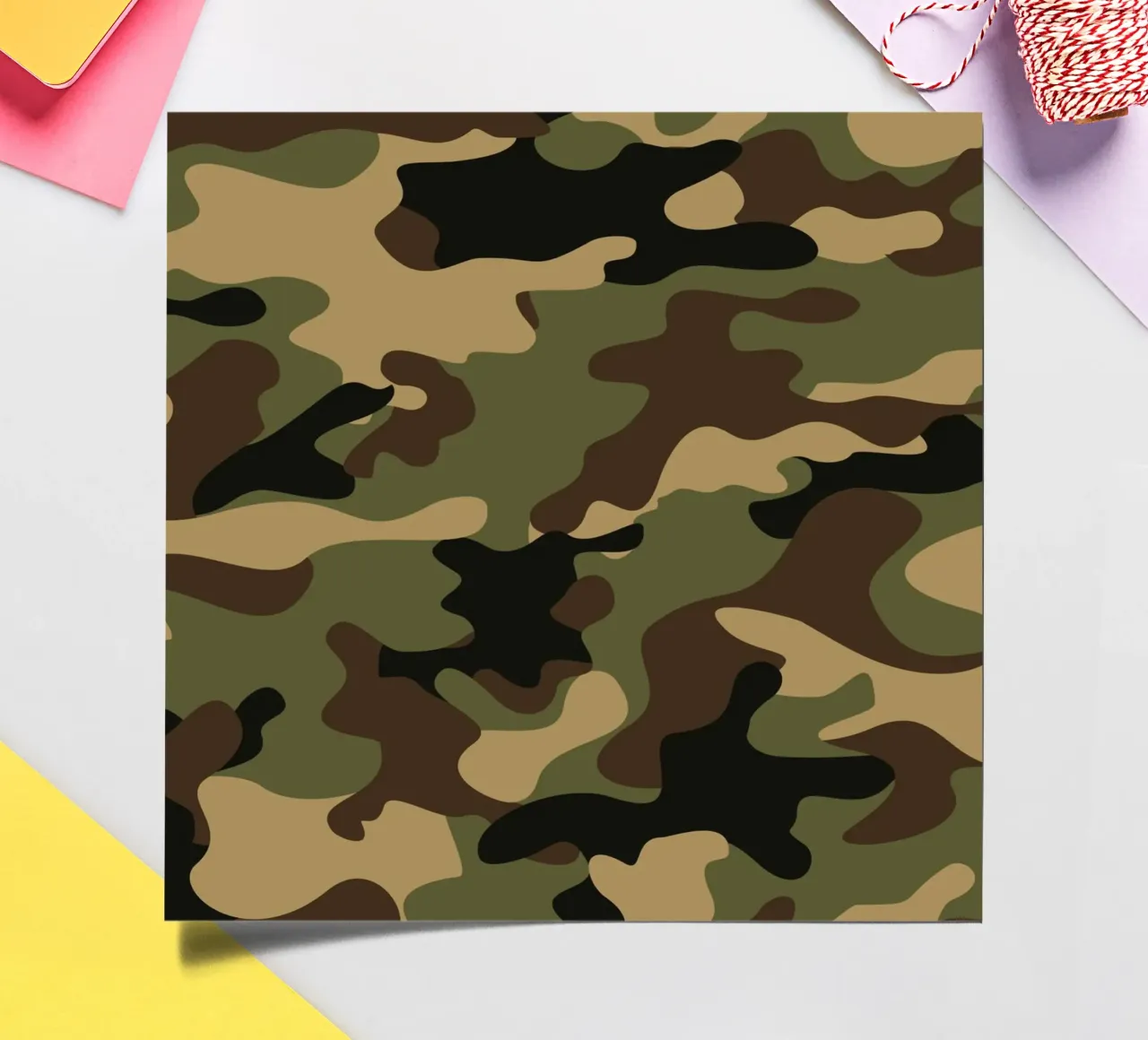 Militär-Tarnung Stickerbogen von 🎁 ARTVI-SHOP