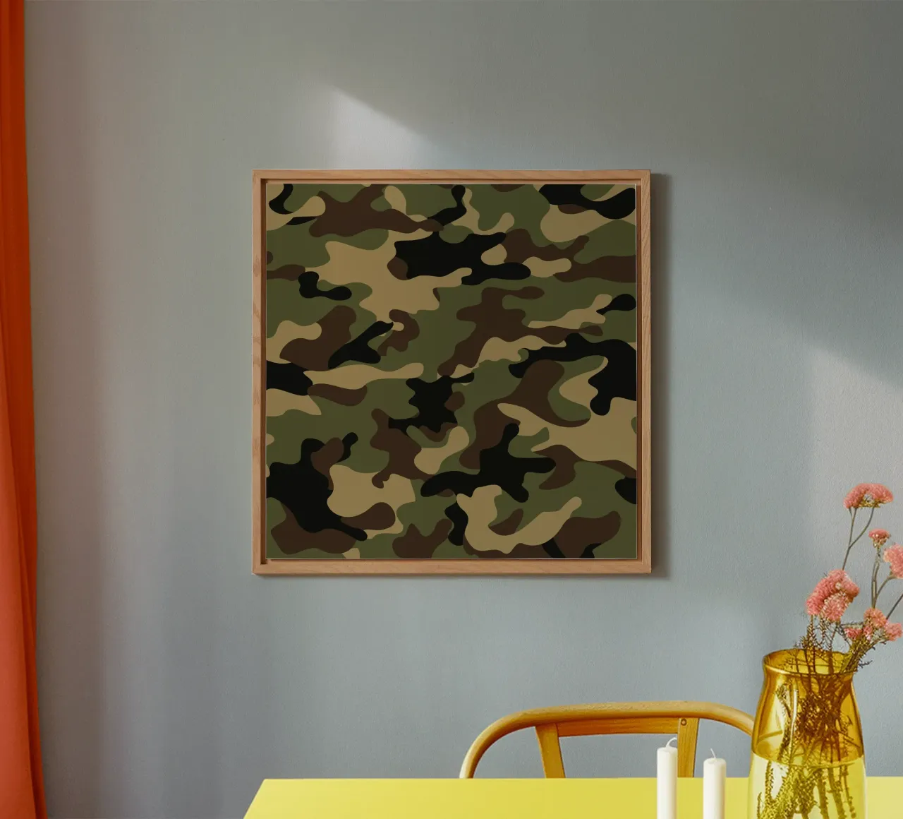 Militär-Tarnung Alu-Dibond von 🎁 ARTVI-SHOP