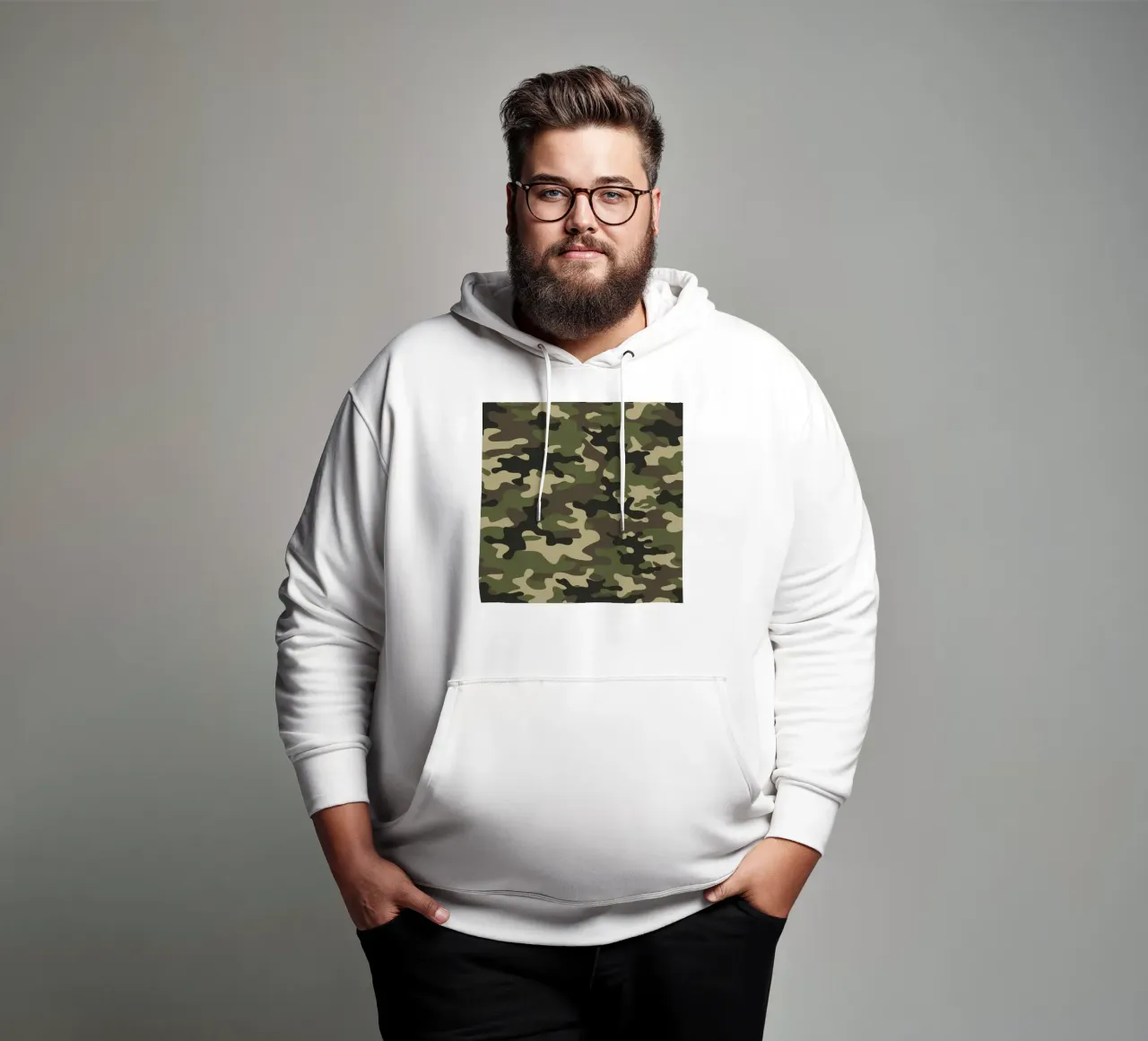 military camouflage hoodie by 🎁 ARTVI-SHOP