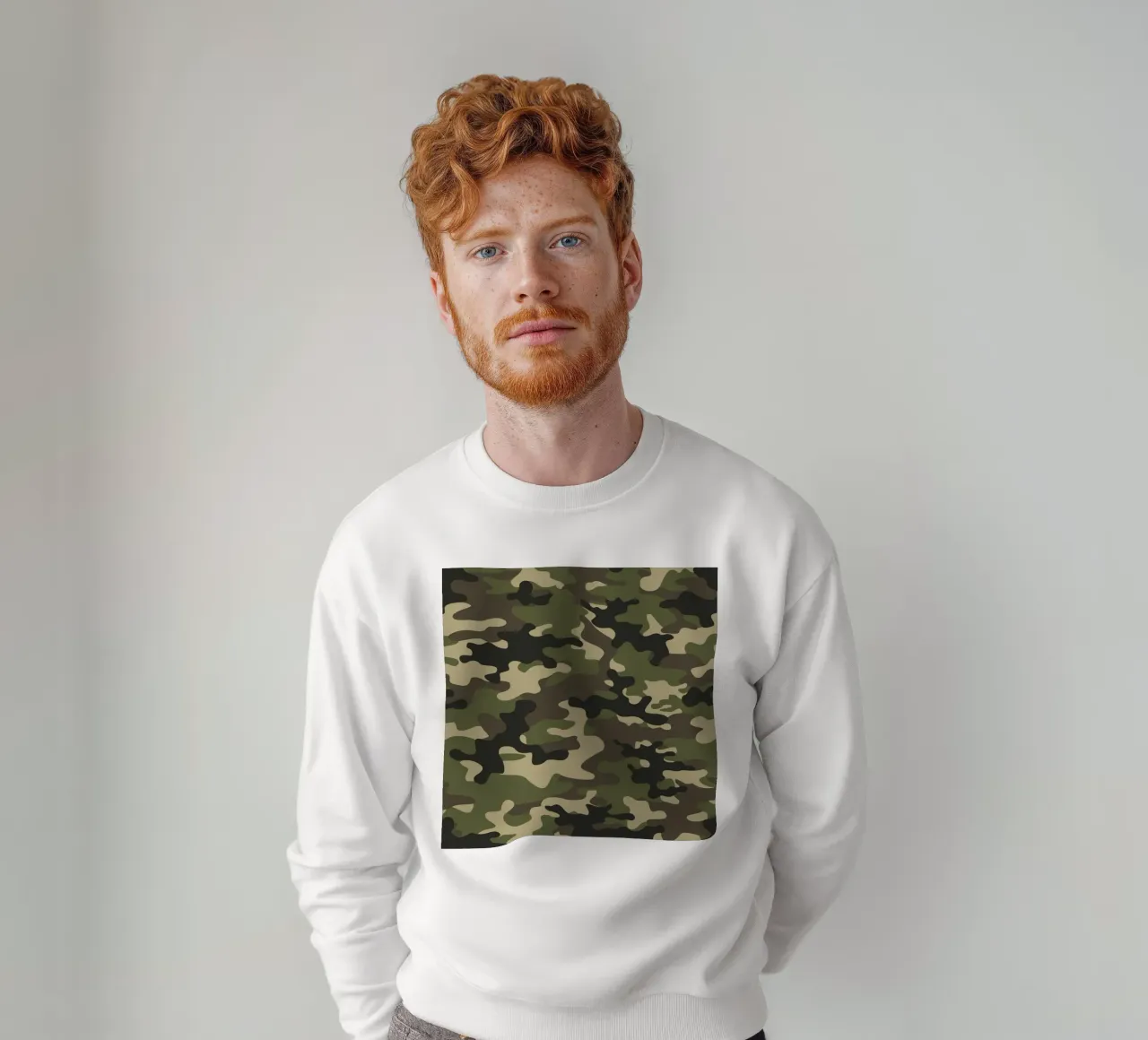 Militär-Tarnung Sweatshirt von 🎁 ARTVI-SHOP