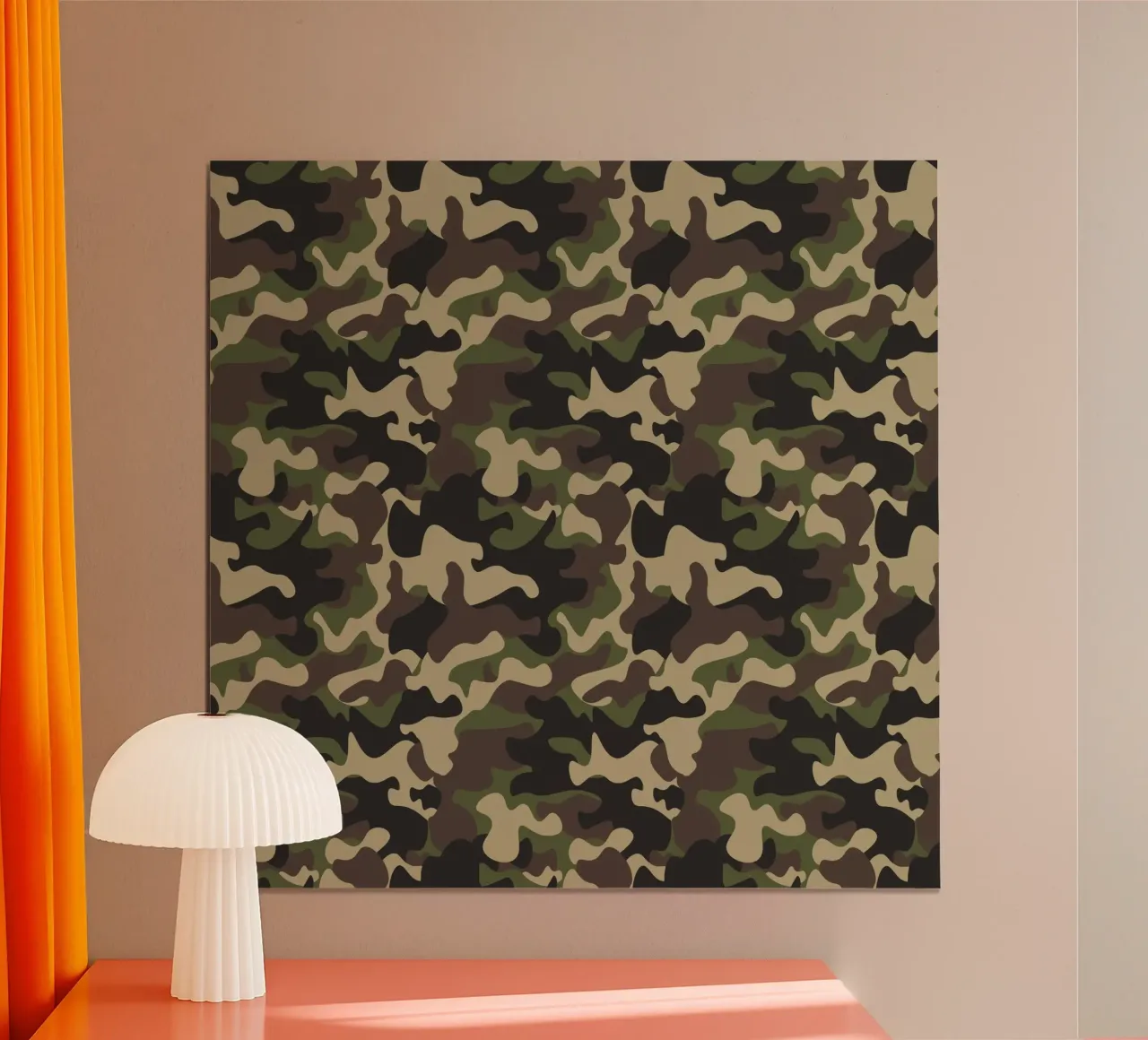 mimetica militare poster con telaio in plastica da 🎁 ARTVI-SHOP