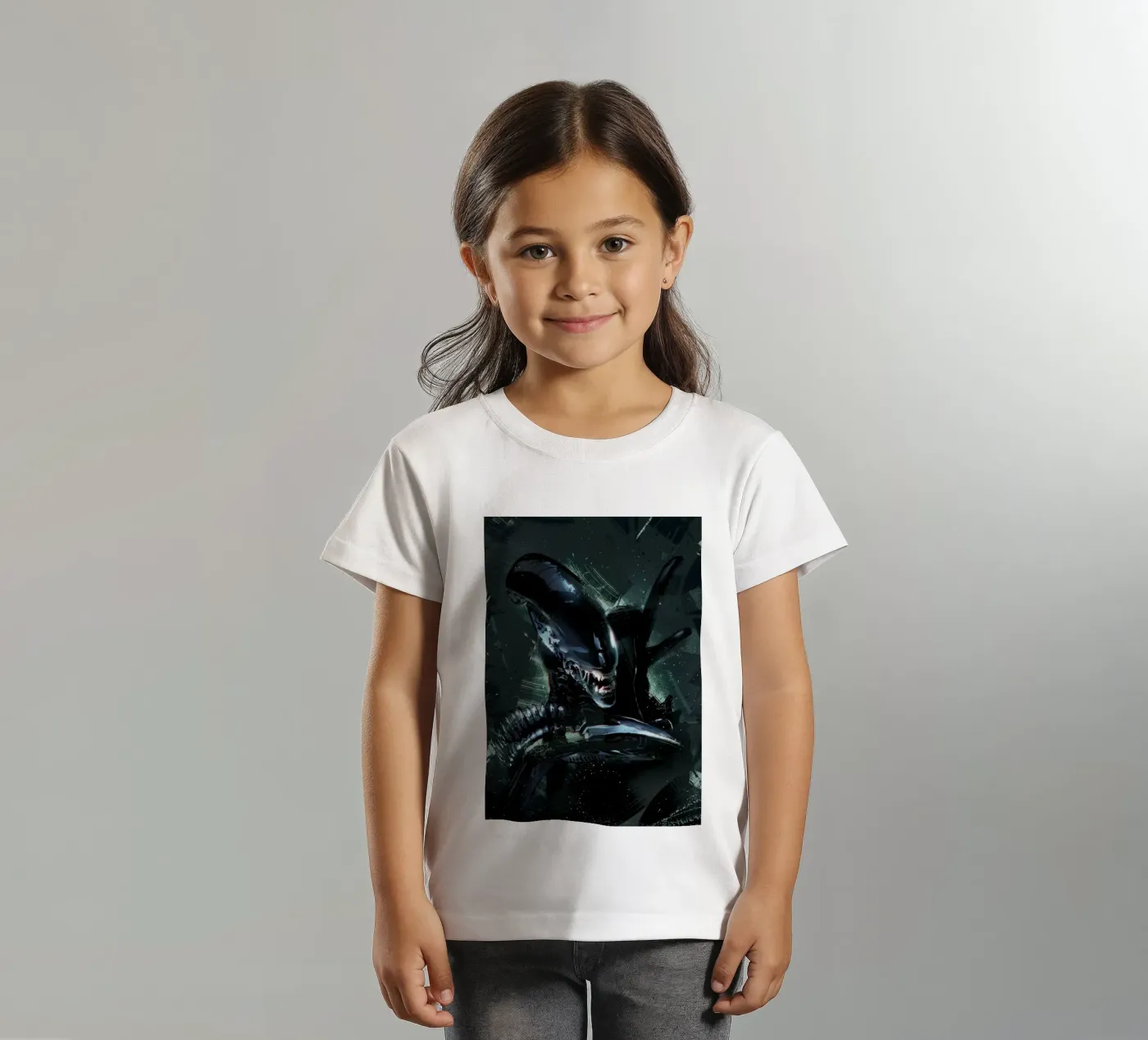 Alien Xenomorph t-shirt bambini da Nabakumovart I