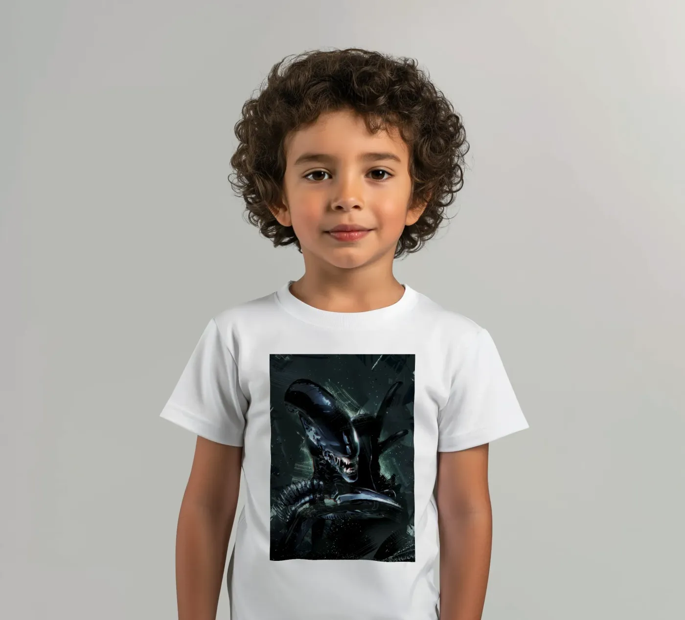 Alien Xenomorph t-shirt bambini da Nabakumovart I