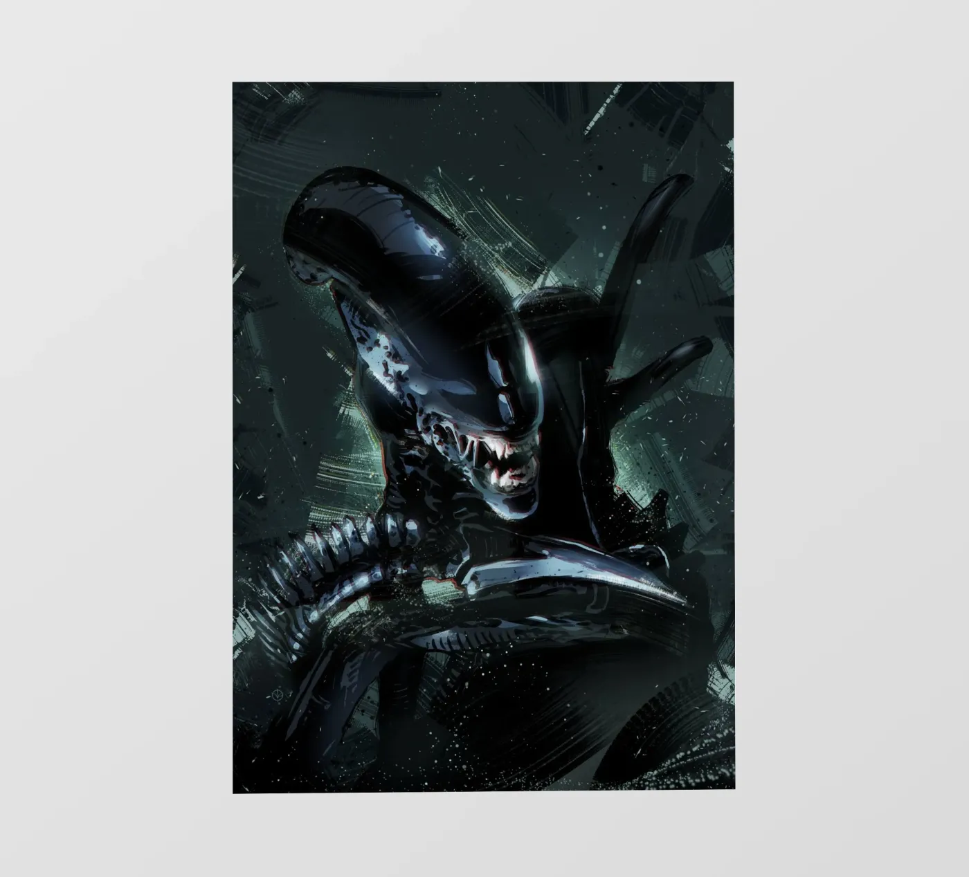 Alien Xenomorph pellicola backlit da Nabakumovart I