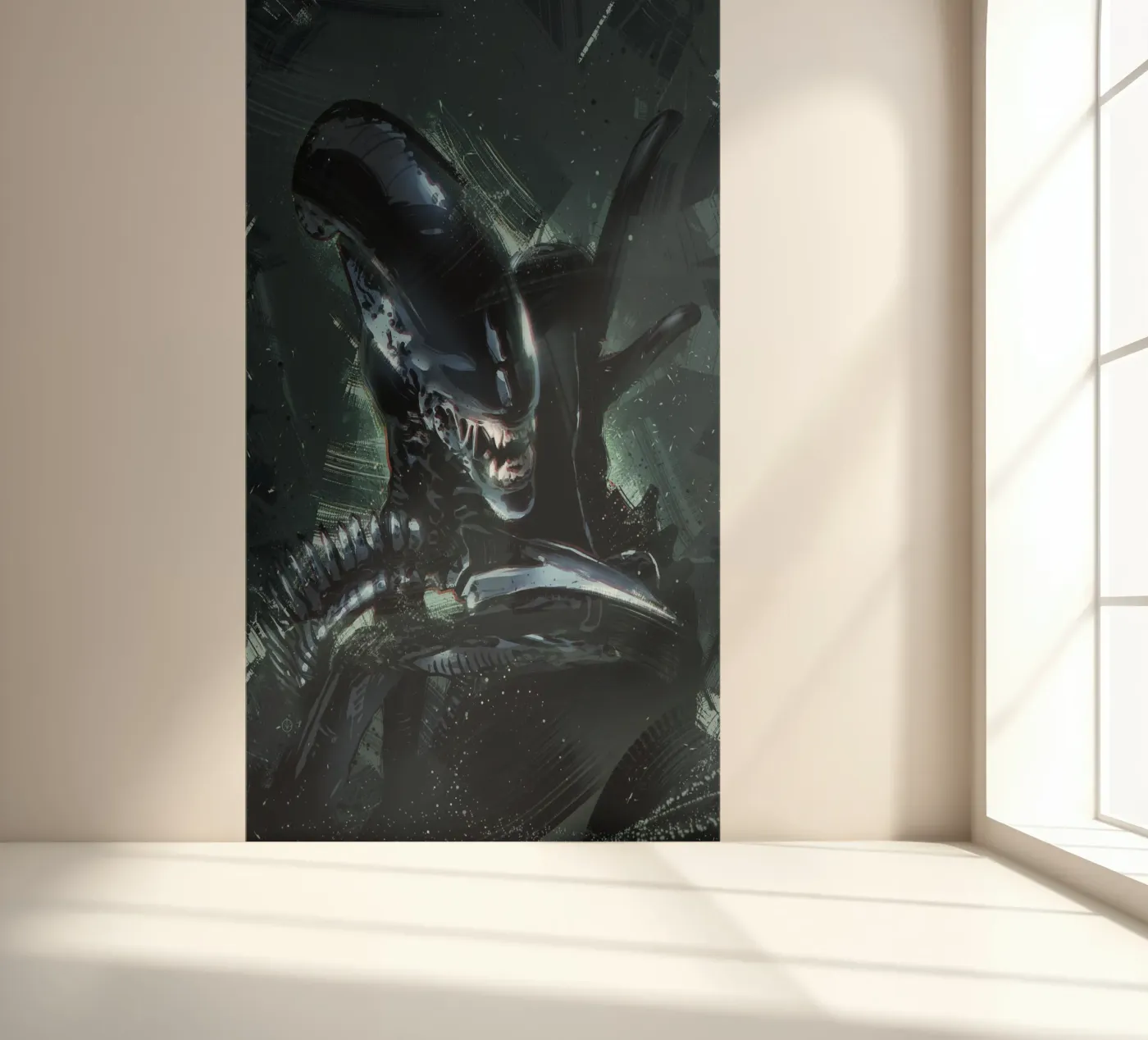 Alien Xenomorph fotobehang van Nabakumovart I