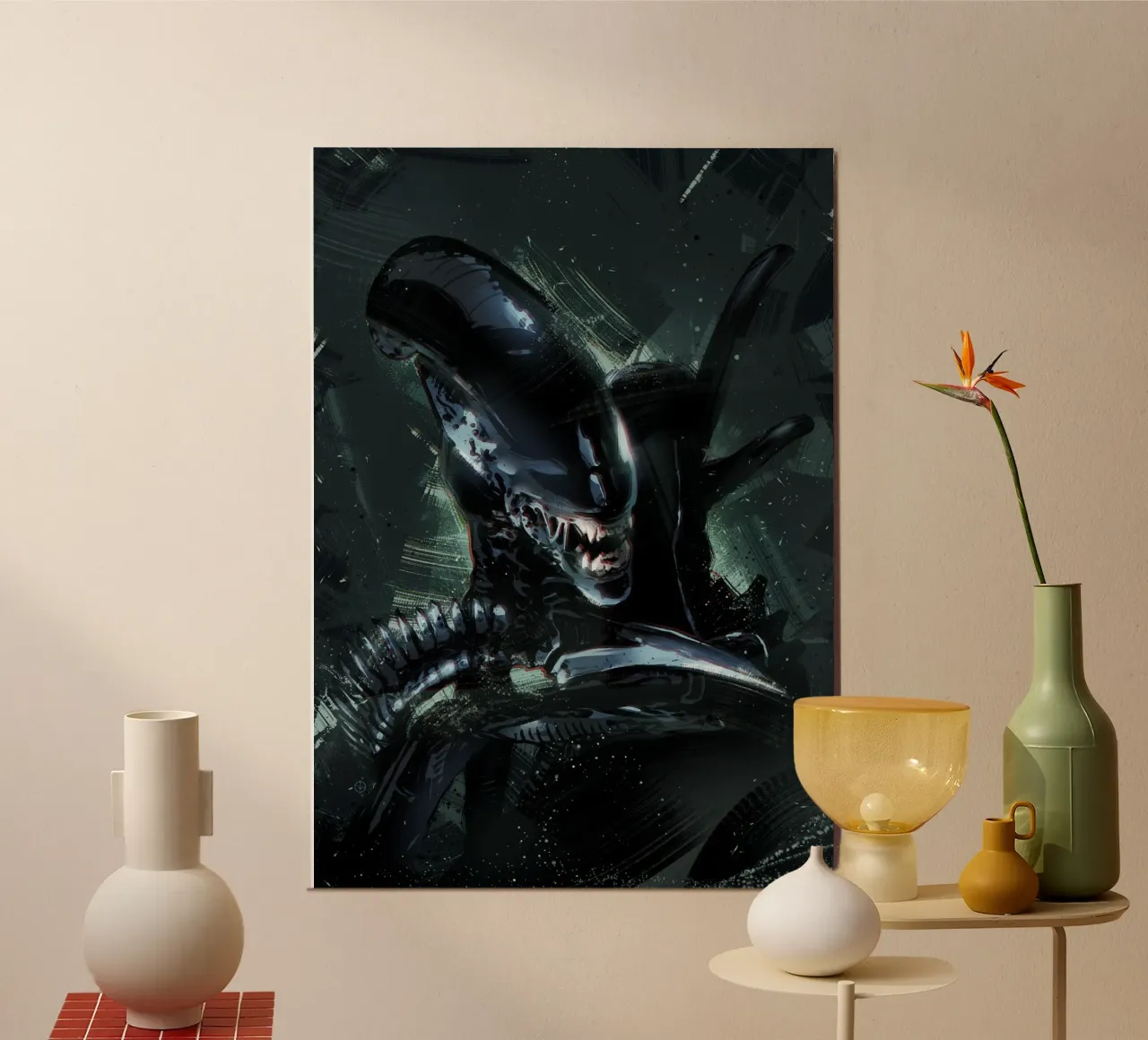 Alien Xenomorph carta hahnemühle da nabakumov