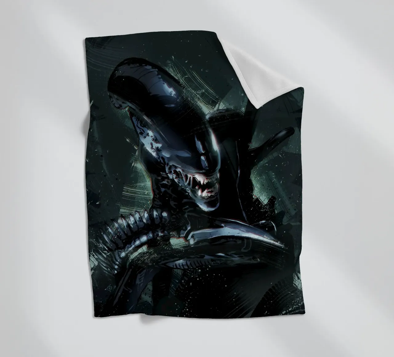 Alien Xenomorph coperta in pile da nabakumov