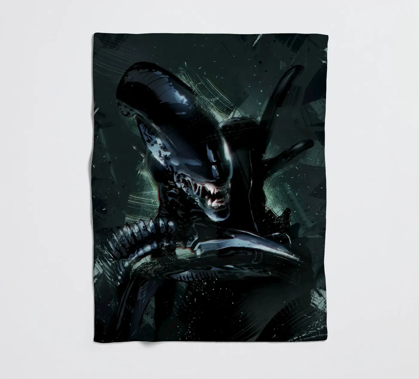 Alien Xenomorph fleecedeken van Nabakumovart I