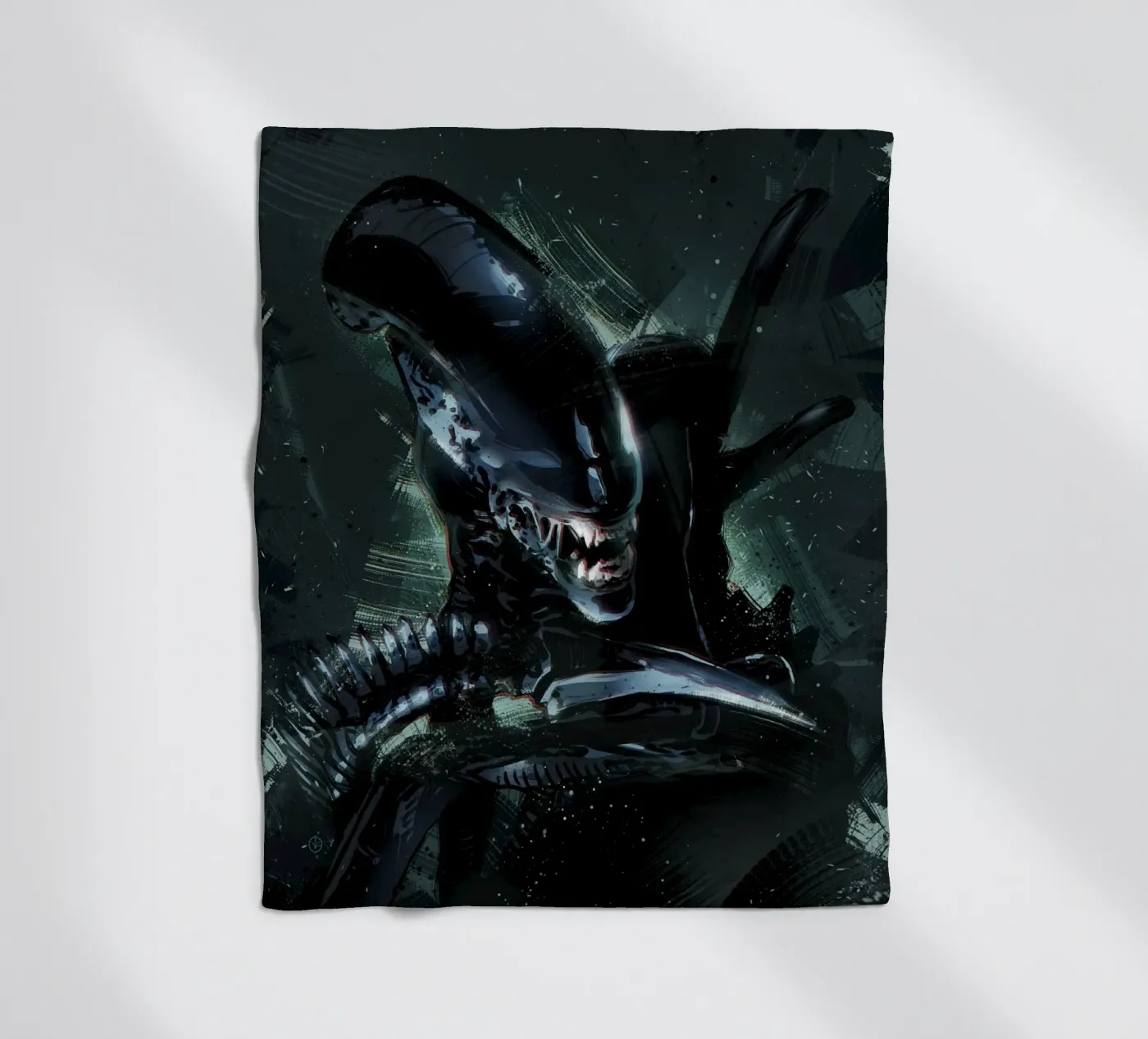 Alien Xenomorph fleecedeken van Nabakumovart I