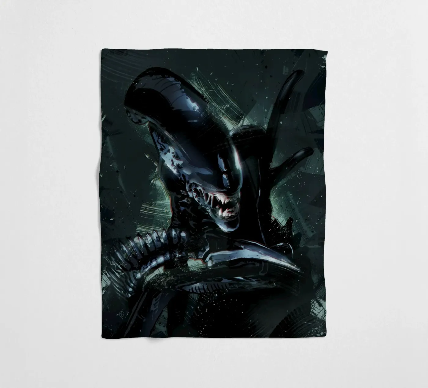 Alien Xenomorph fleecedeken van Nabakumovart I