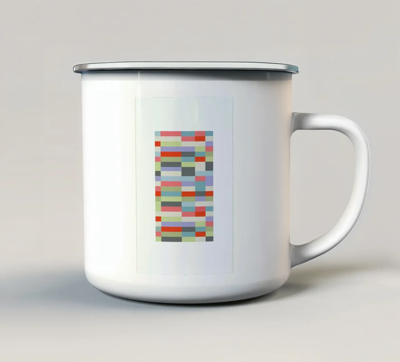 Bauhaus 3 tazza in smalto da Visual Philosophy