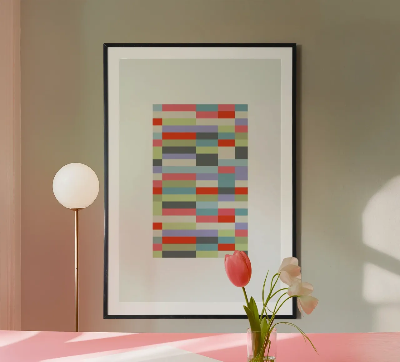 Bauhaus 3 poster con telaio in legno da Visual Philosophy