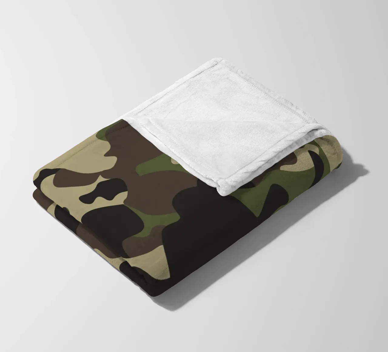 Militär-Tarnung Fleecedecke von 🎁 ARTVI-SHOP