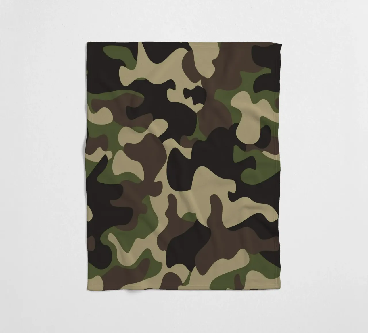Militär-Tarnung Fleecedecke von 🎁 ARTVI-SHOP