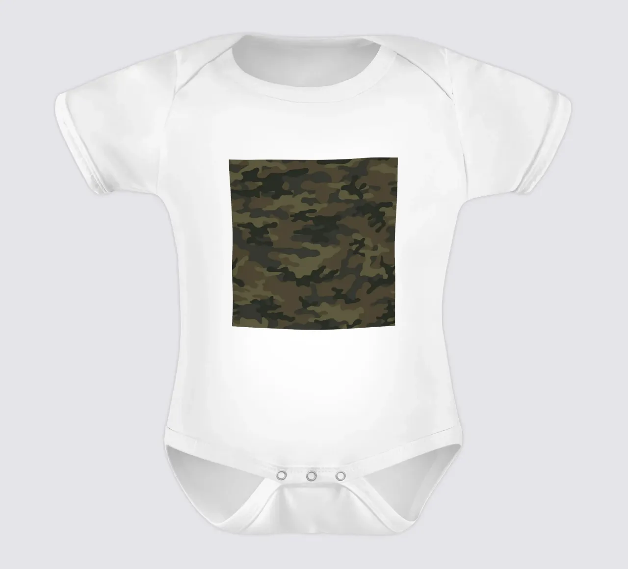 Militär-Tarnung Kurzarm Babybody von ARTVI-SHOP