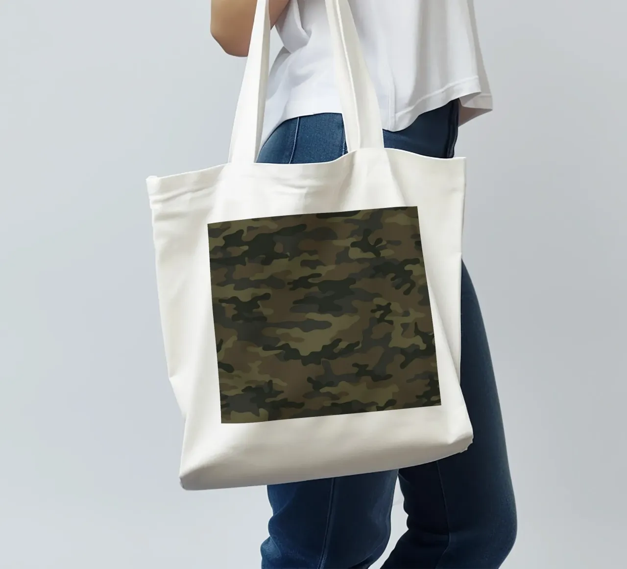 military camouflage tote bag by 🎁 ARTVI-SHOP