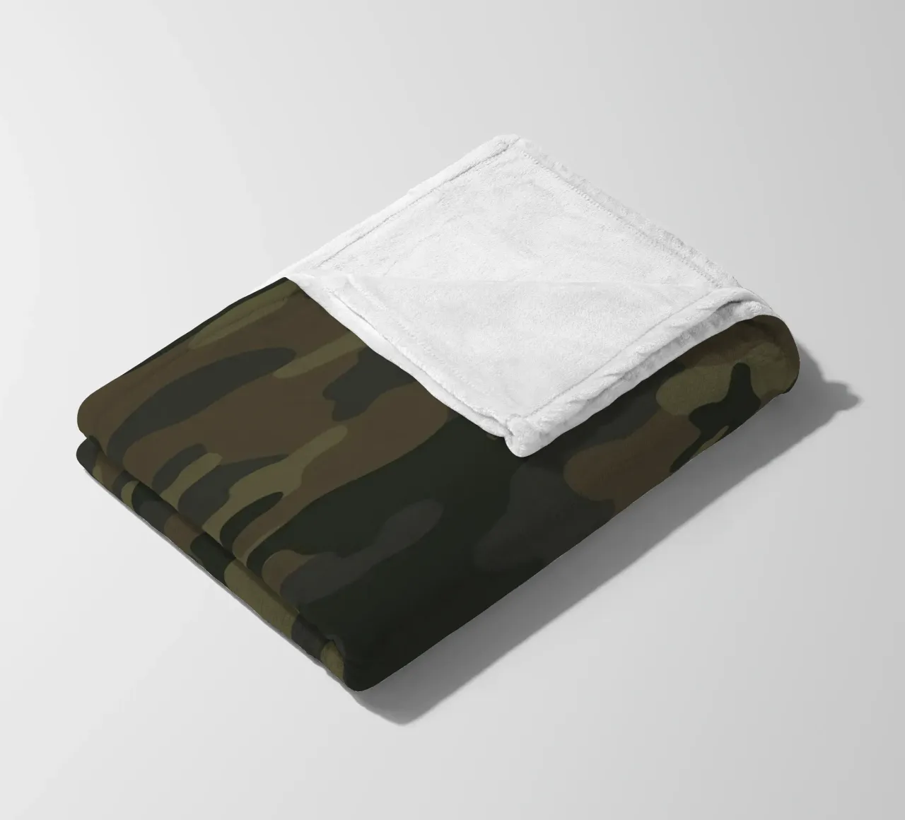 Militär-Tarnung Fleecedecke von 🎁 ARTVI-SHOP