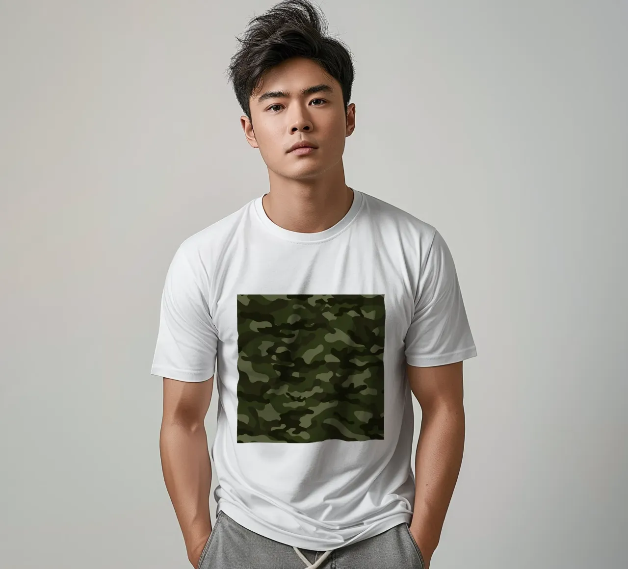 Militär-Tarnung T-Shirt von 🎁 ARTVI-SHOP