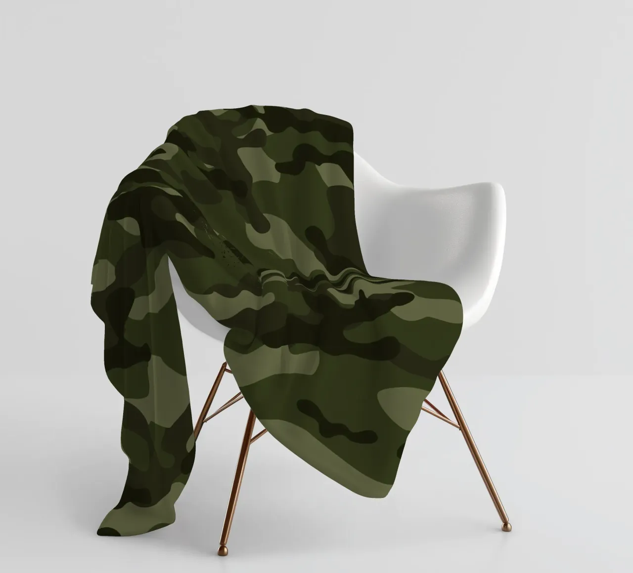 Militär-Tarnung Fleecedecke von 🎁 ARTVI-SHOP