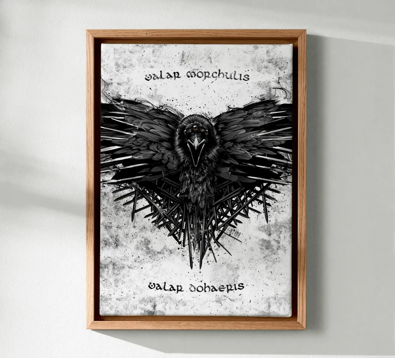 Valar Morghulis tela con Cornice a cassetta da nabakumov