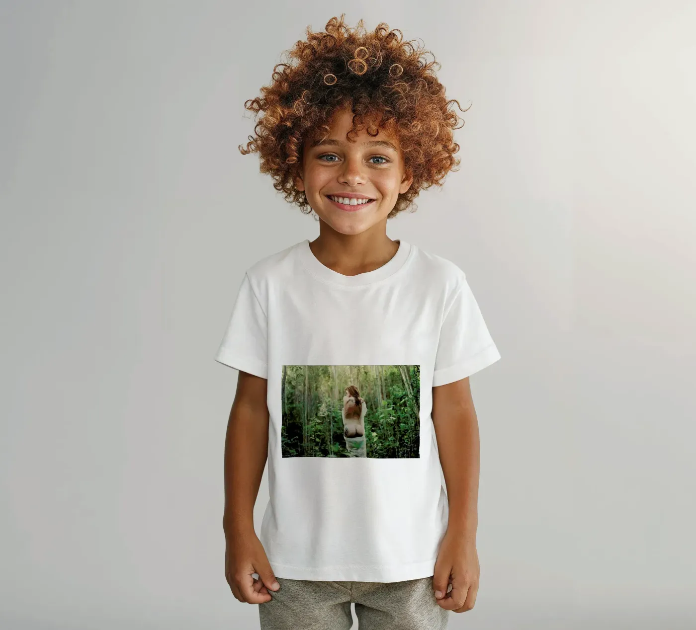 Warm Light Forest t-shirt bambini da Dani L.
