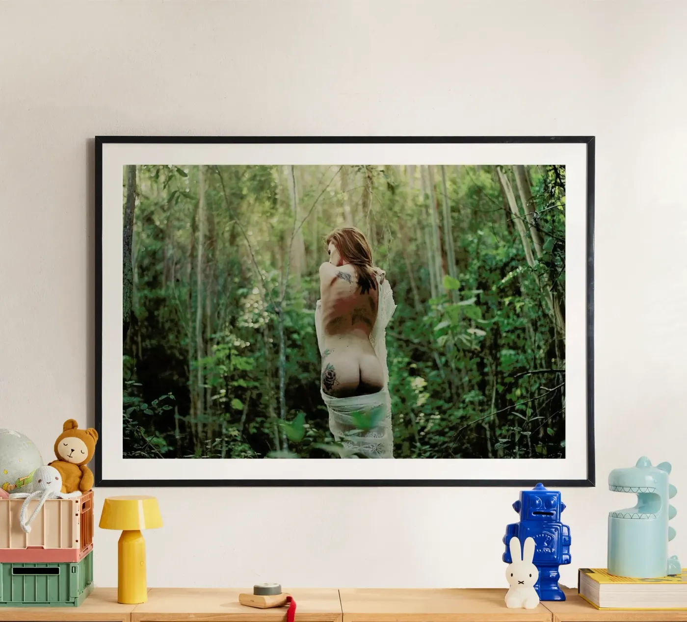 Warm Light Forest poster van Dani L.