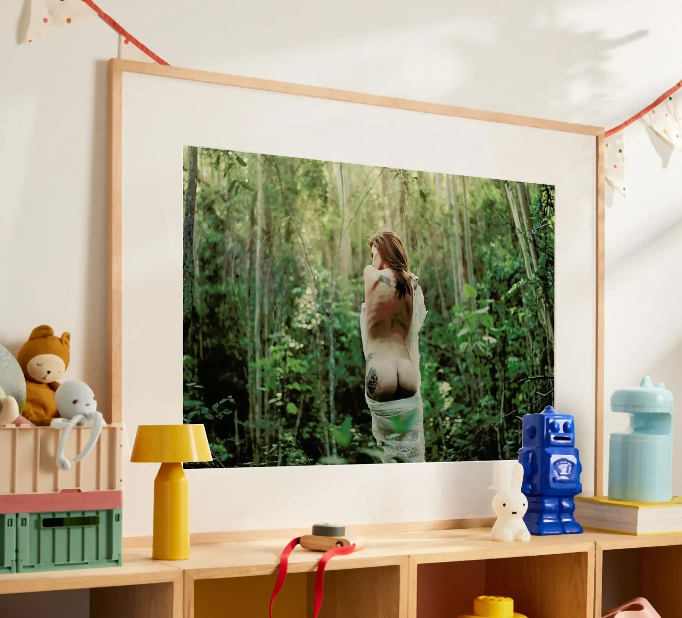 Warm Light Forest poster van Dani L.