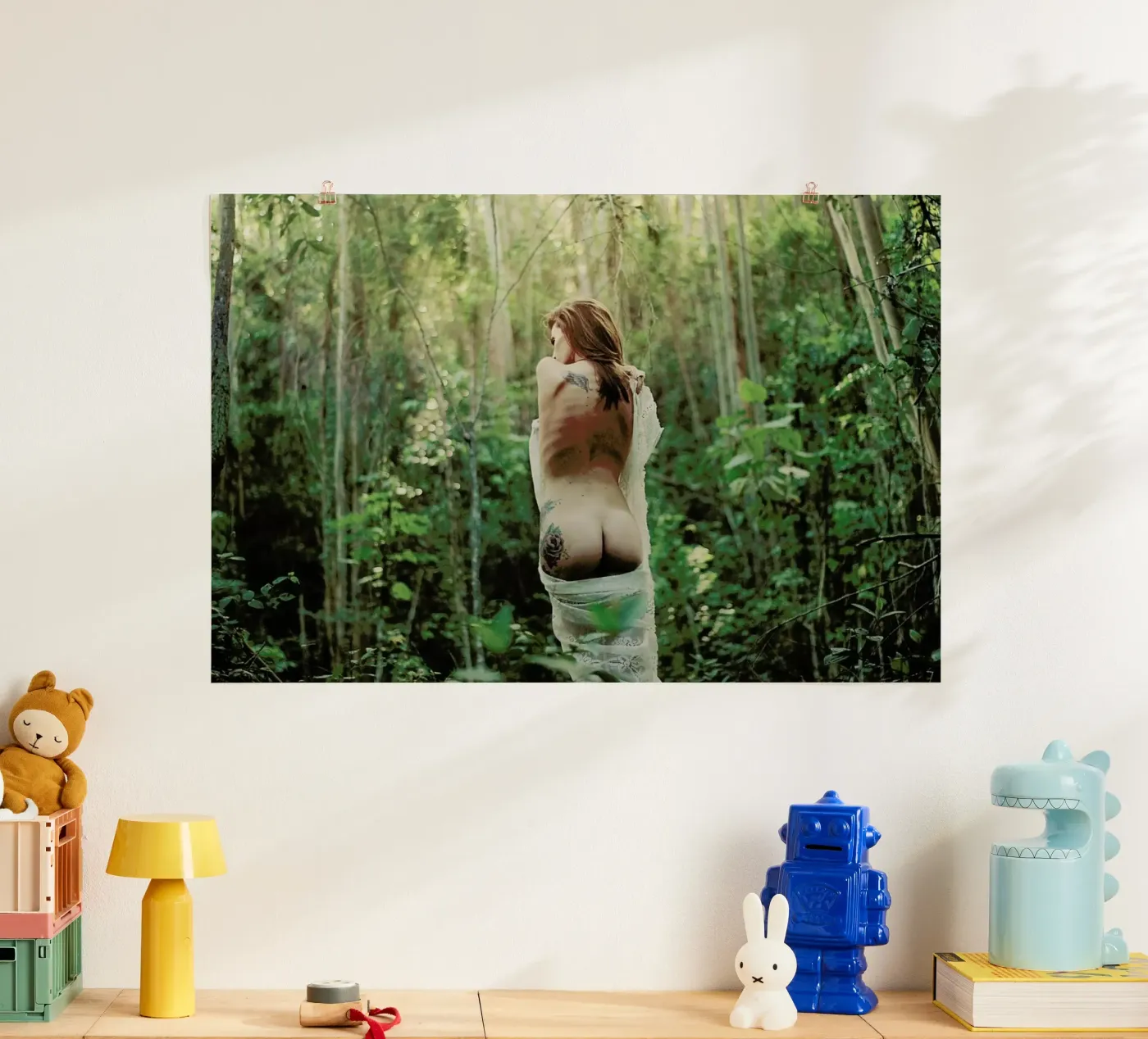 Warm Light Forest poster van Dani L.