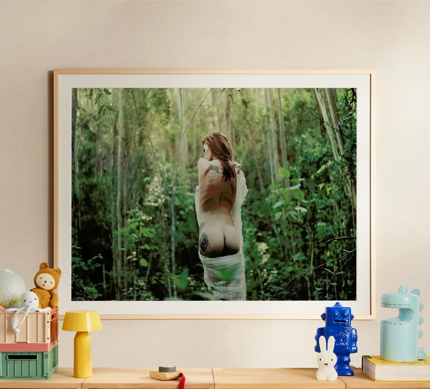 Warm Light Forest poster van Dani L.