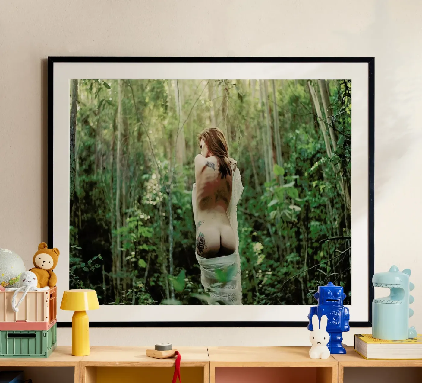 Warm Light Forest poster van Dani L.