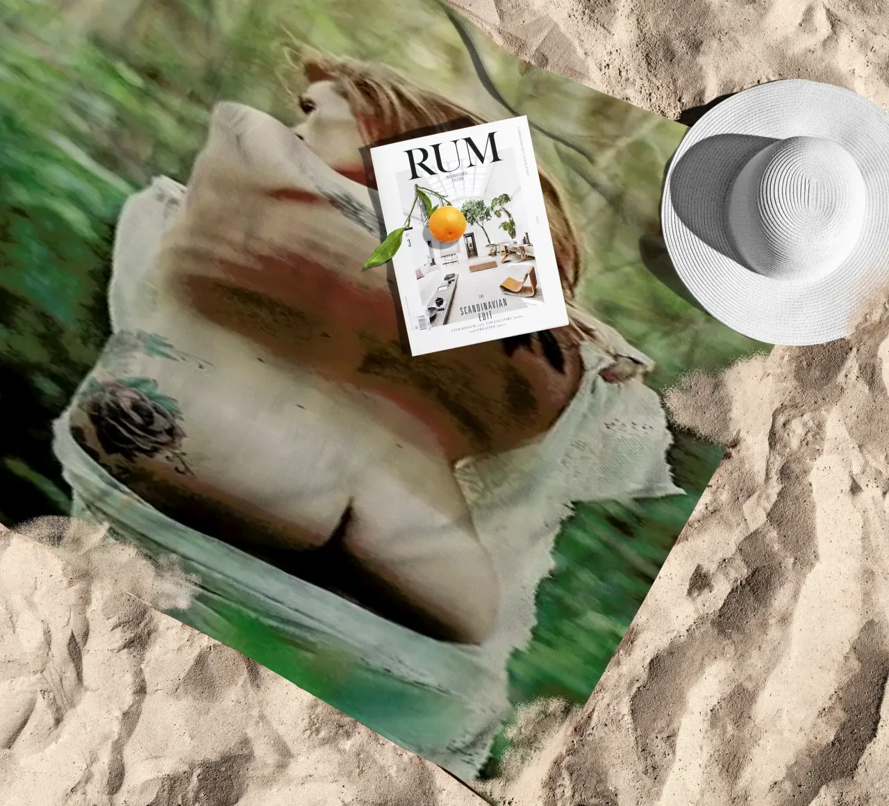 Warm Light Forest telo mare da Dani L.