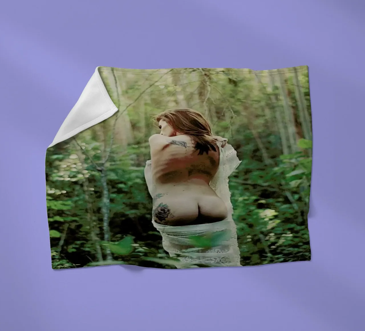 Warm Light Forest coperta in pile da Dani L.