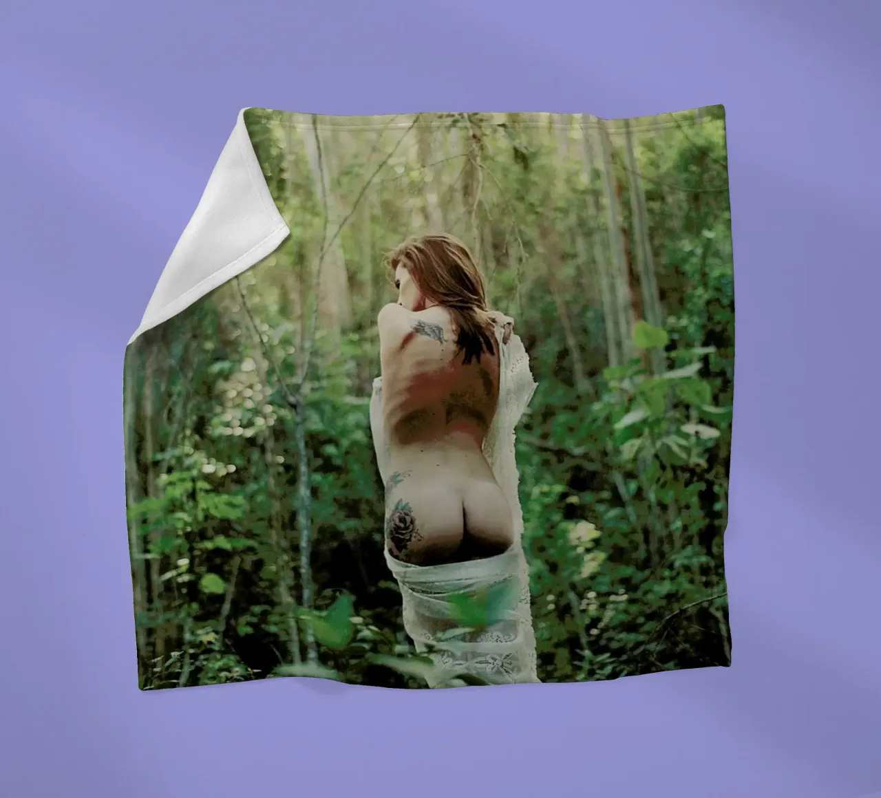 Warm Light Forest coperta in pile da Dani L.