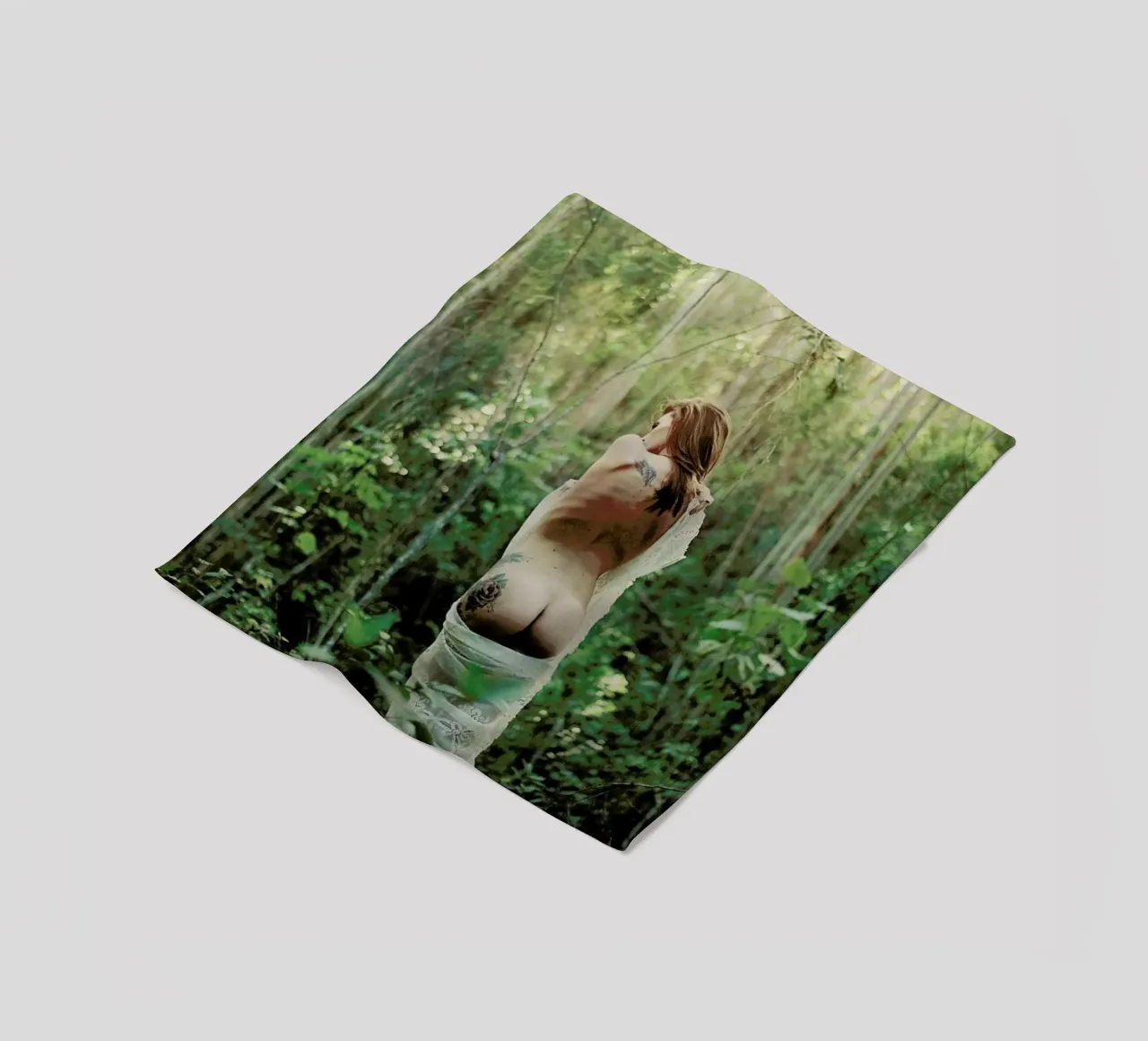 Warm Light Forest coperta in pile da Dani L.