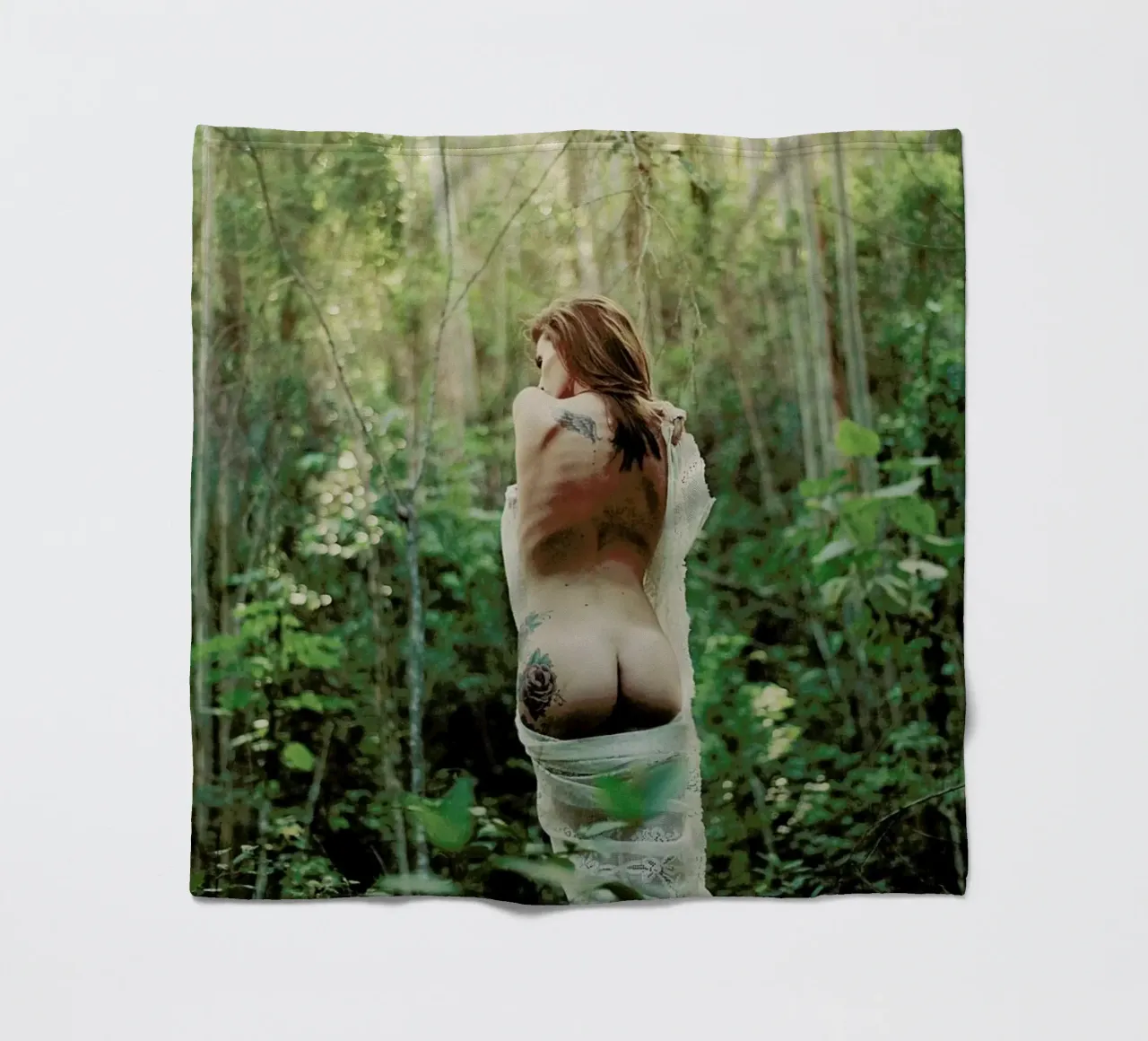 Warm Light Forest coperta in pile da Dani L.