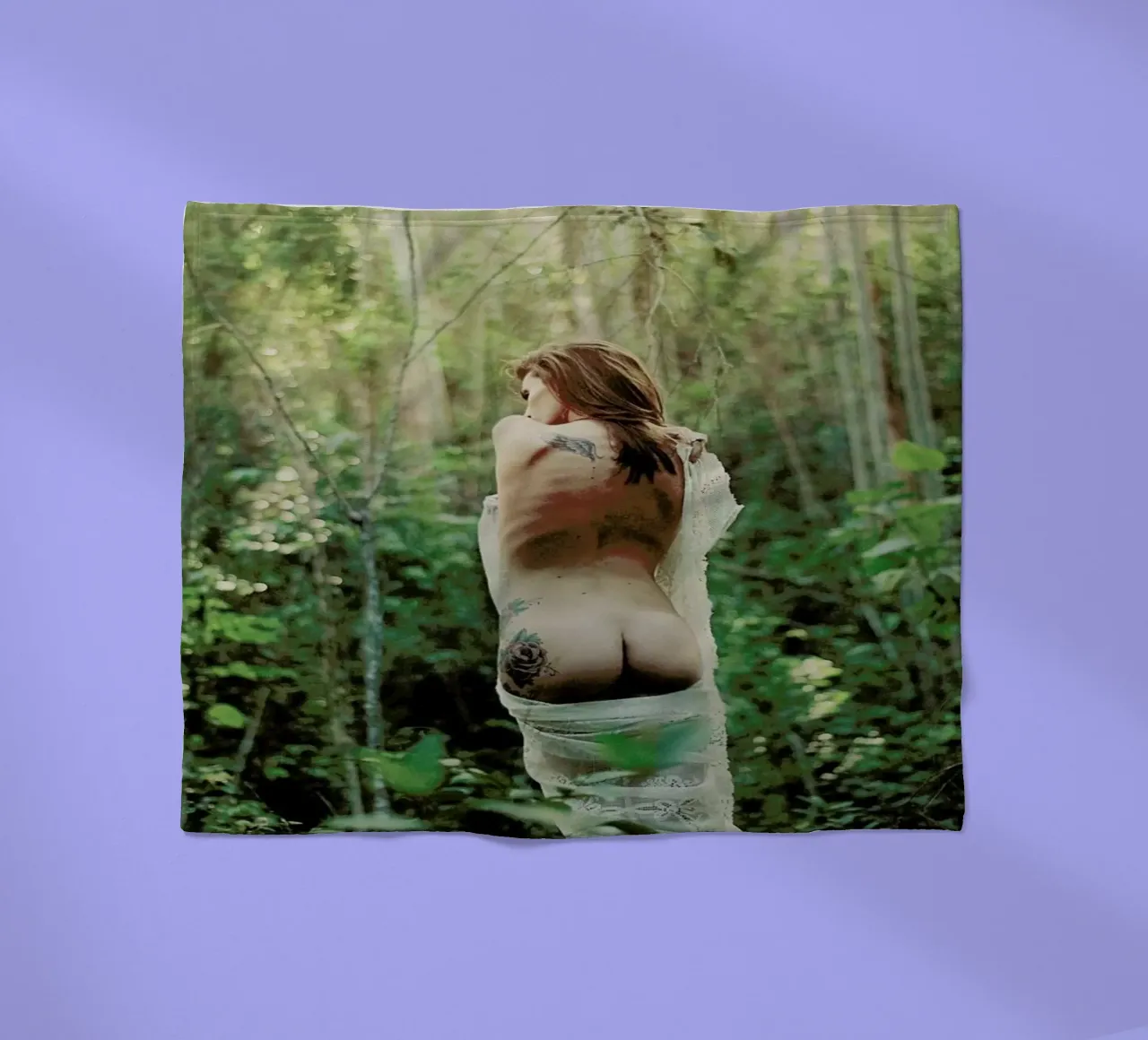 Warm Light Forest coperta in pile da Dani L.