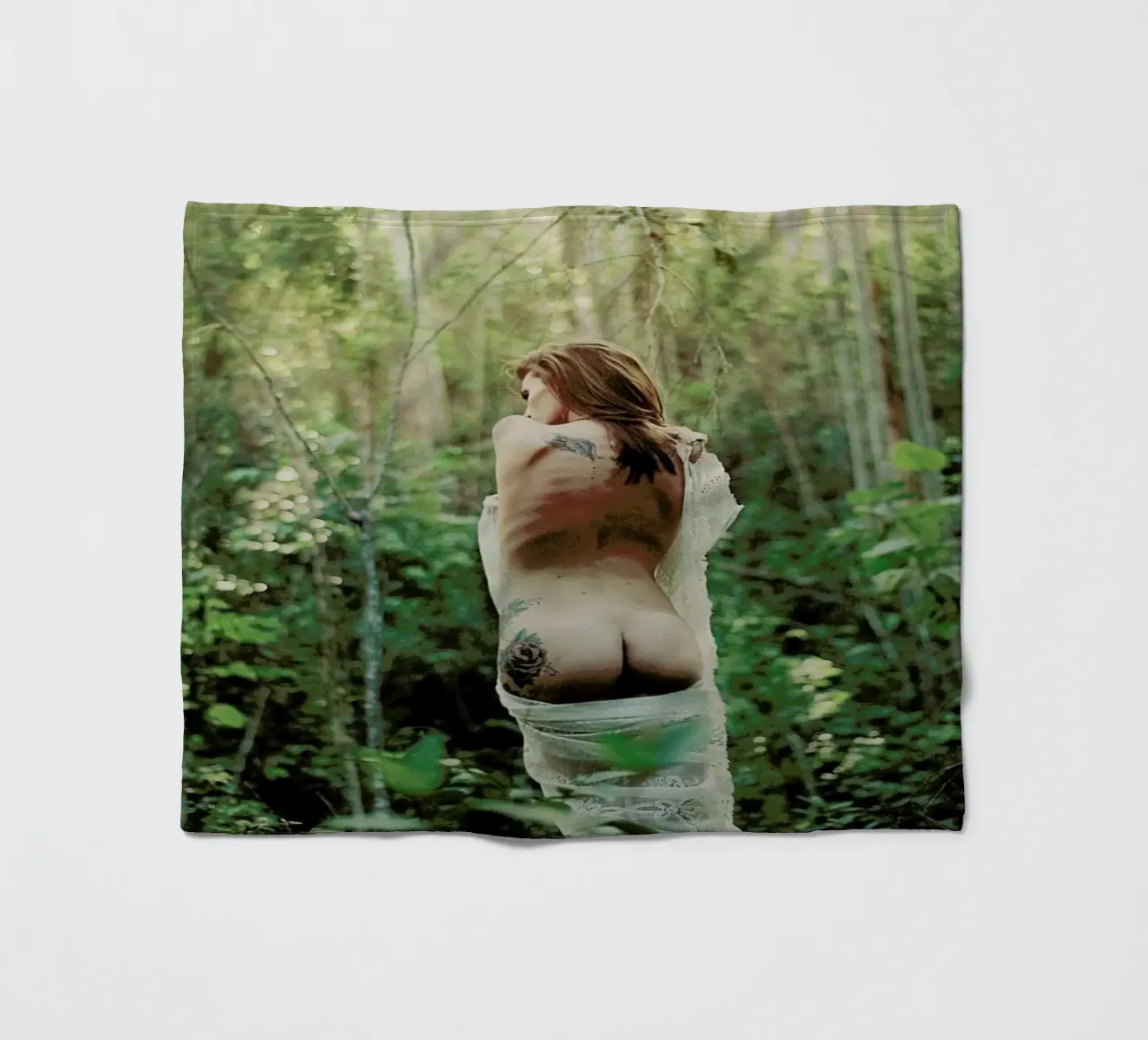 Warm Light Forest coperta in pile da Dani L.