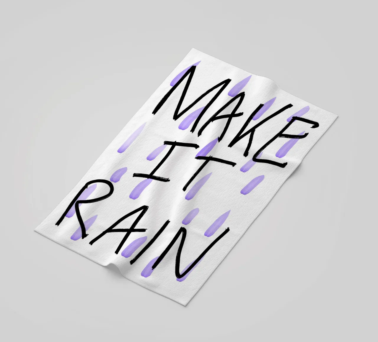 Make It Rain Purple telo mare da Studio B