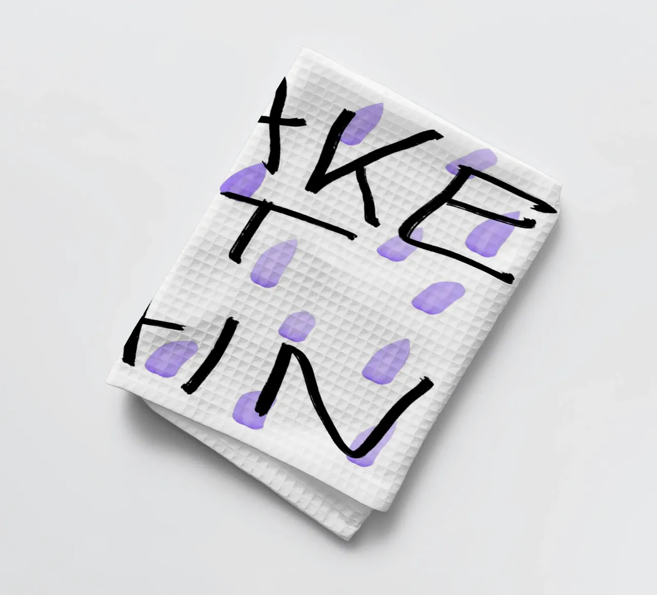 Make It Rain Purple canovaccio da cucina da Studio B