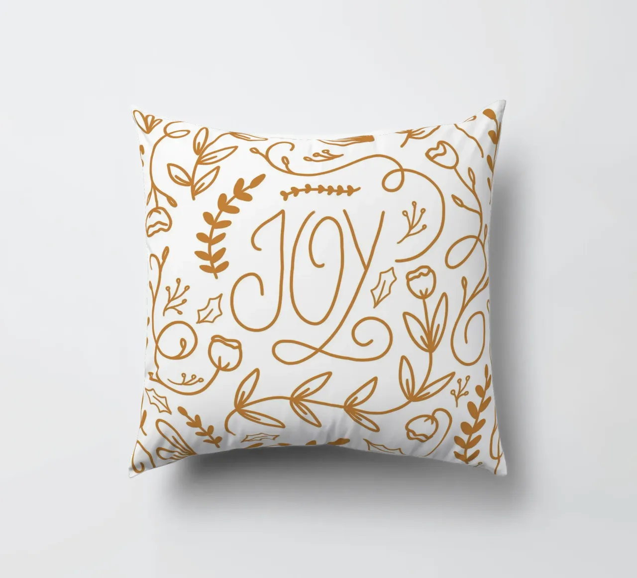 Joy Christmas Design cuscino da anisillustration
