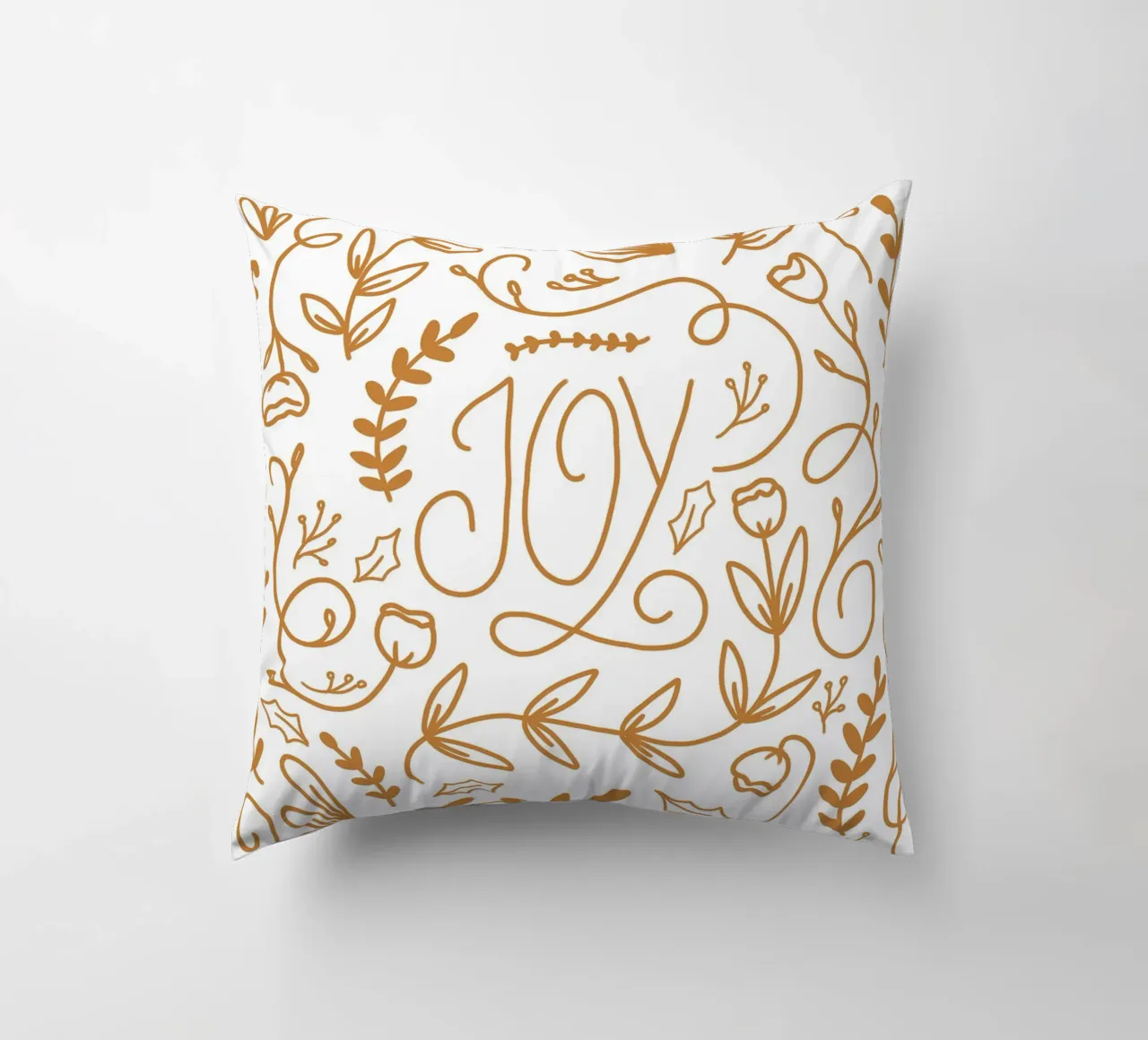 Joy Christmas Design cuscino da anisillustration