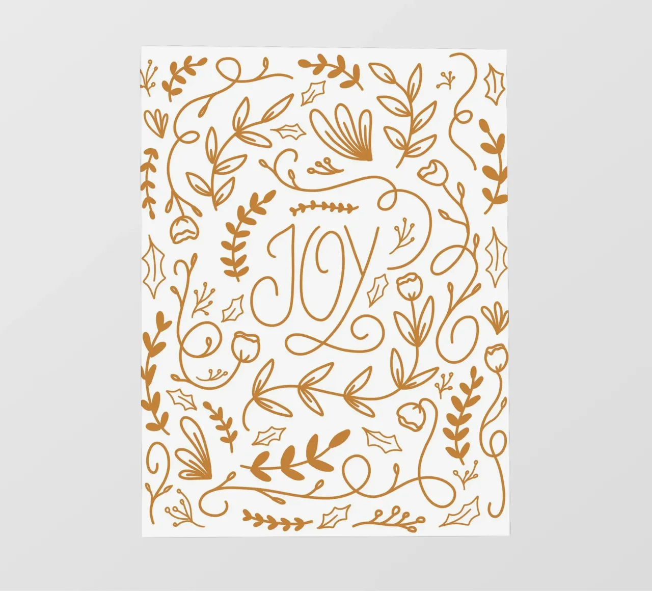 Joy Christmas Design telo in pvc da anisillustration