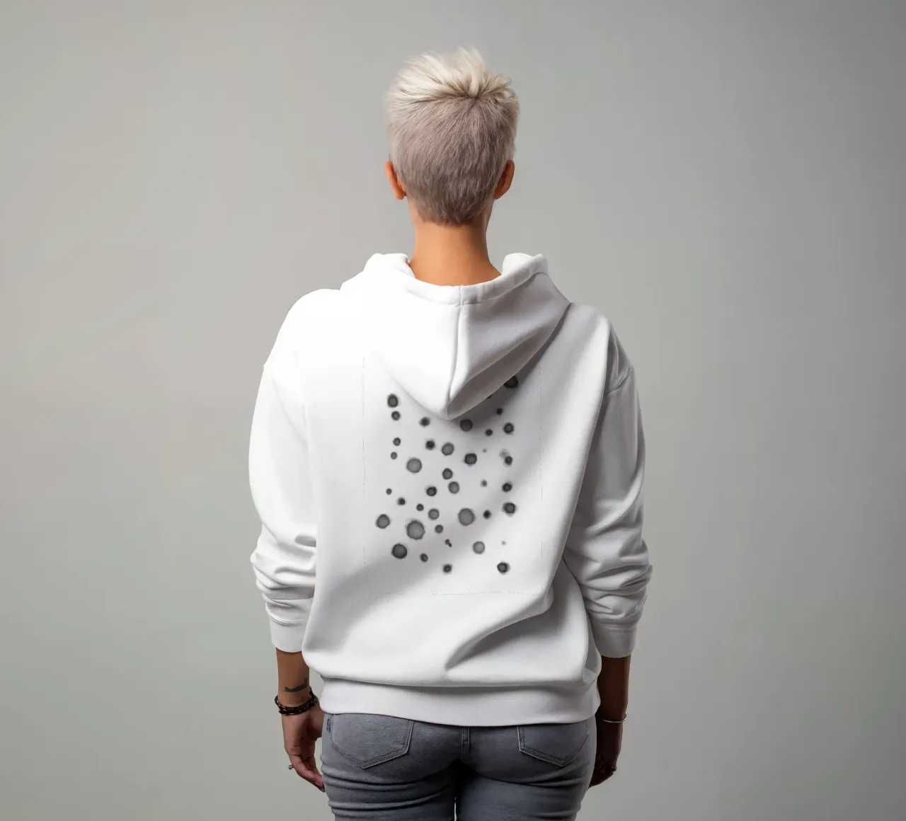 Gocce di acquerello felpa con cappuccio da Studio B