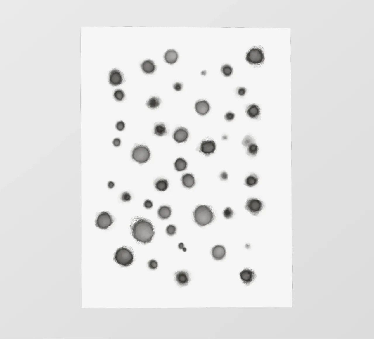 Gocce di acquerello telo in pvc da Studio B