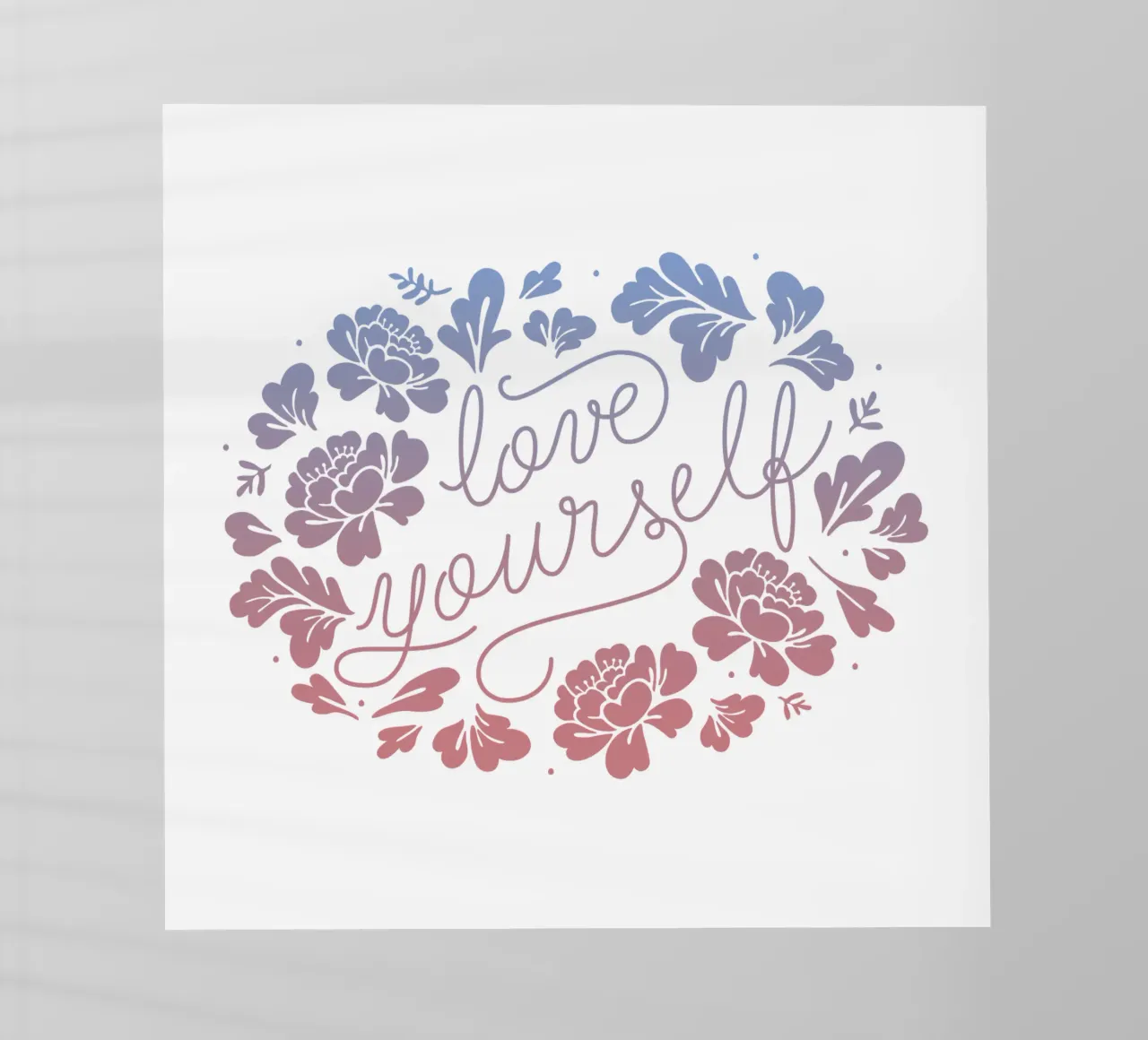 Love Yourself pellicola backlit da anisillustration
